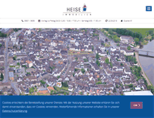 Tablet Screenshot of immobilien-heise.de